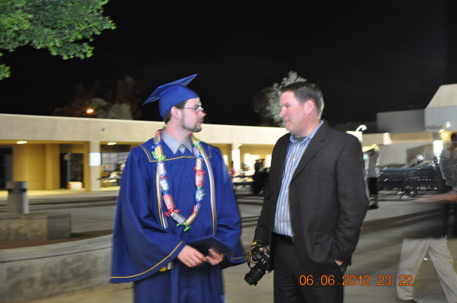 Nick's graduation, June 2012.