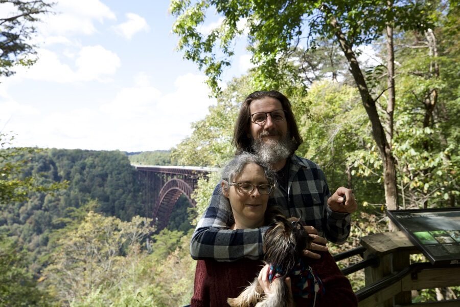 Above the New River Gorge, September 2022.