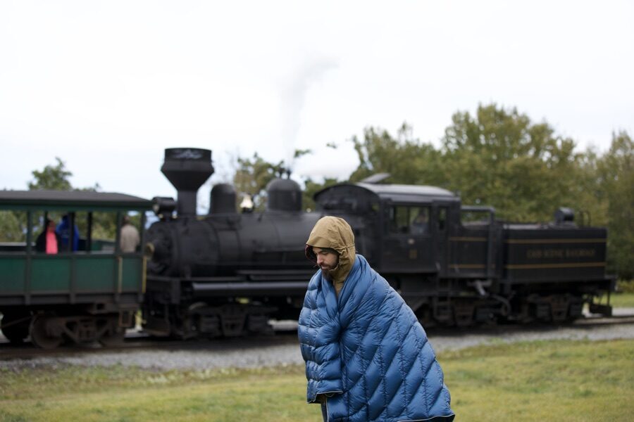 A steam engine in West Virginia, September 2022.