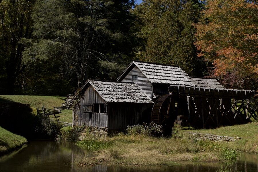 Mabry Mill on the Blue Ridge Parkway, October 2022.